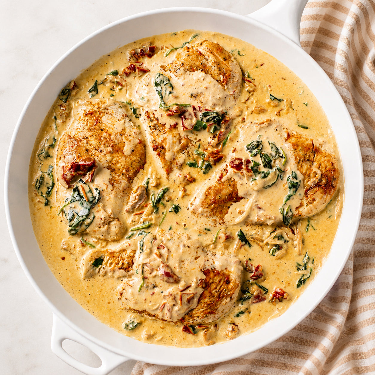 CREAMY TUSCAN CHICKEN