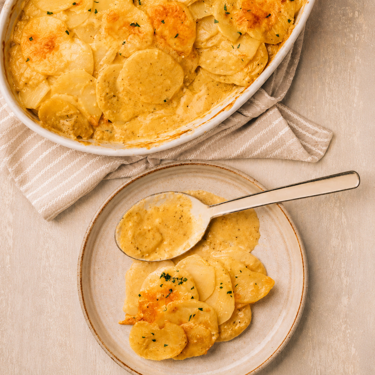 CREAMY POTATO GRATIN