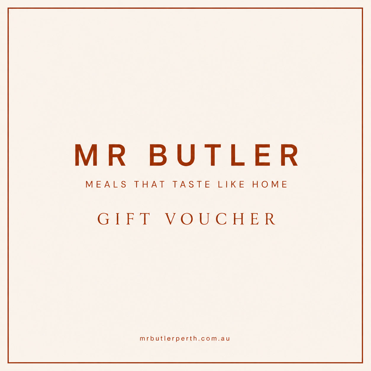 Mr Butler Gift Card