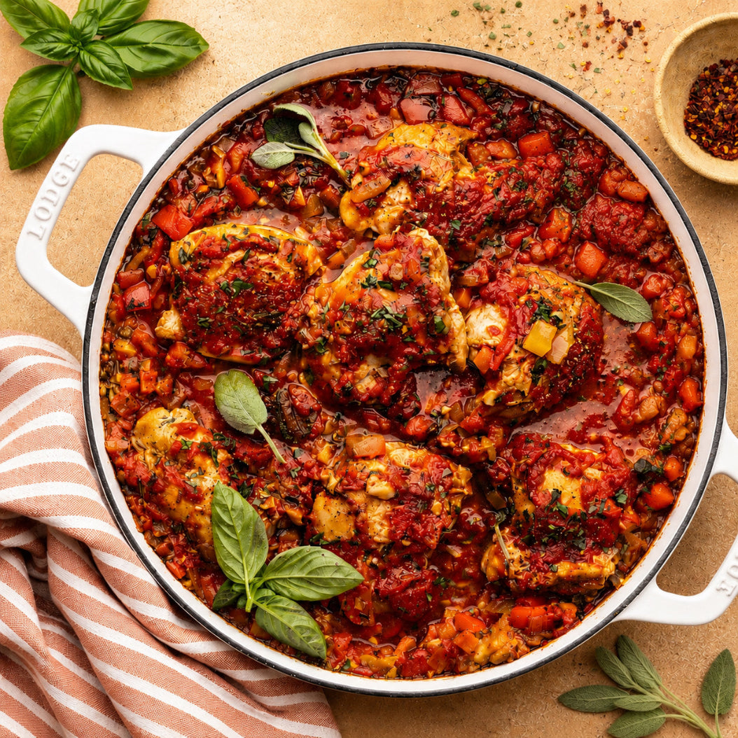 CHICKEN CACCIATORE CASSEROLE